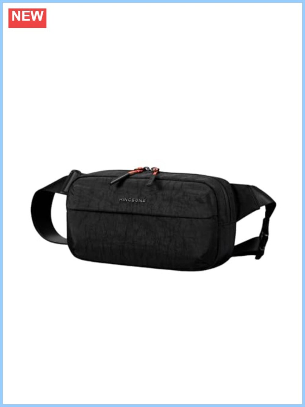 Kingsons Lightweight Water-Resistant Nylon Sling Bag Crossbody Chest Backpack